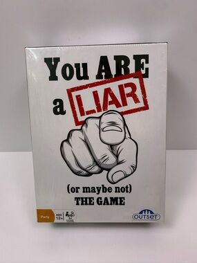 NIB You Are a Liar Board Game By Outset Party Game Sealed Ages 12+, 3+ Players